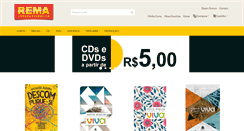 Desktop Screenshot of livrariarema.com.br